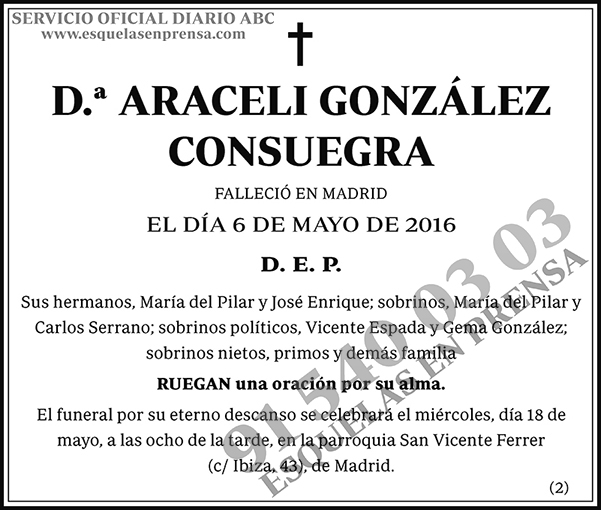 Araceli González Consuegra